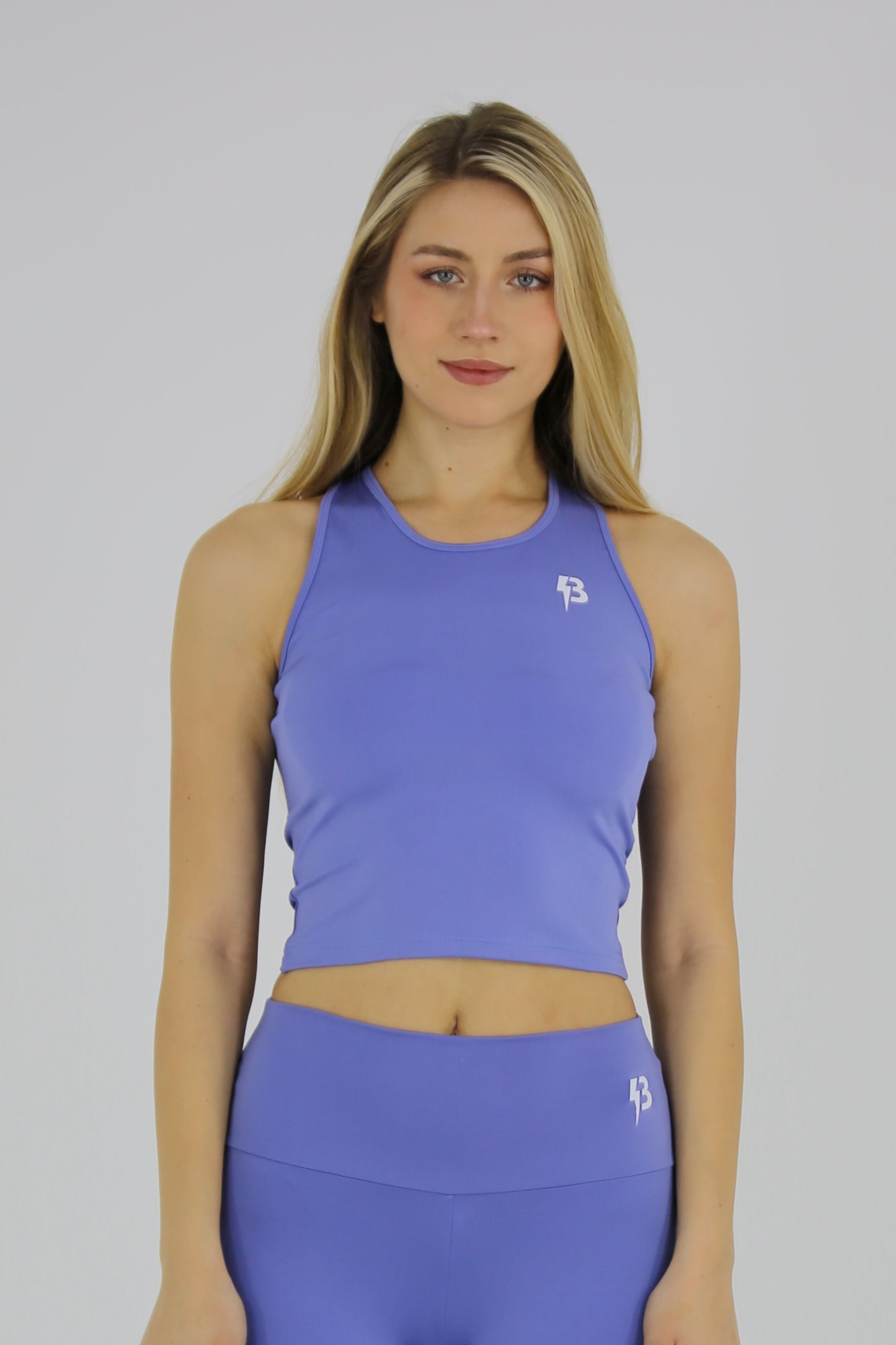 Prime Racer Back Cropped Top